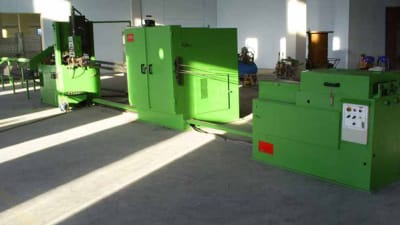 C F Machinery: used and functioning lattice girder line