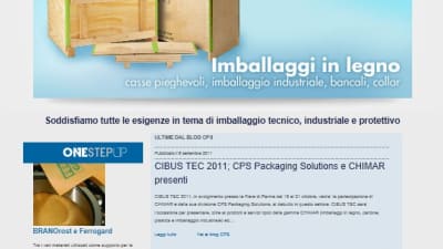 Nuovo sito di CPS Packaging Solutions.