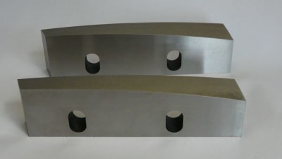 Hard steel scrap shear blades