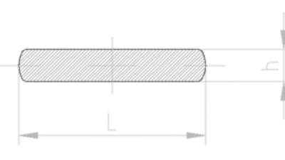 Rolled flat wire