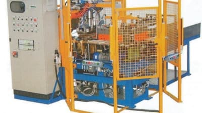 Semi-automatic welding machine for burner grids assembling