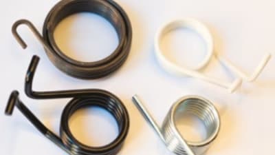 Round wire torsion and double-torsion springs