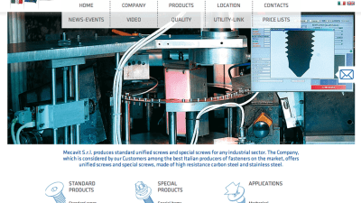 Mecavit, líder en la producción de tornillos, ha publicado su nuevo sitio web