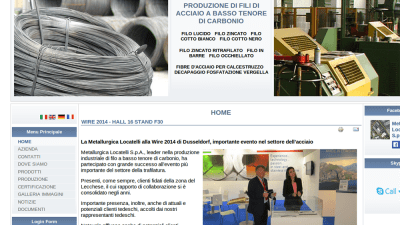 Renovierung der Webseite für die italienische Metallurgica Locatelli