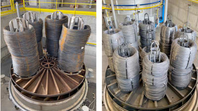 A new wire rod bell-type annealing furnace for Metallurgica Locatelli