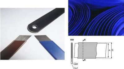 Feuillards métalliques plastifiés