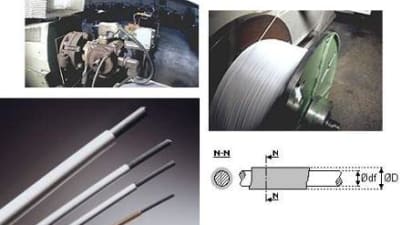 Plastic coated wire