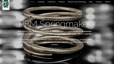 Technical springs for every application: a new website for Mollificio PFM