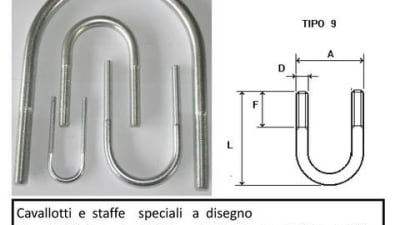 Cavallotti e staffe speciali a disegno