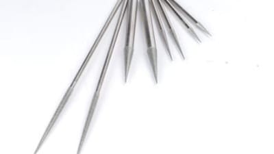 Electroplated diamond pins for die grinding