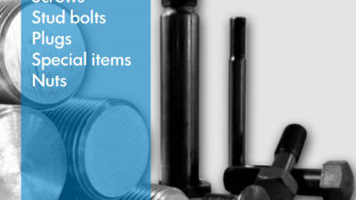 Special (customized on demand) screws, nuts and bolts