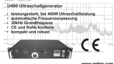 REDIES US400 DC, die Ultraschallmaschine zum Polieren von PCD- und Naturdiamant -Ziehsteinen 