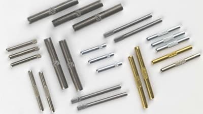 Custom knurled dowel pins