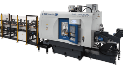 Automatic CNC cutting and processing rotary machine for small tubes and bars - Top 1100 R2 CNC