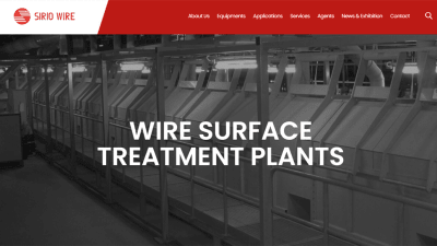 Sirio Wire: a new exhibitor specializing in wire surface treatments