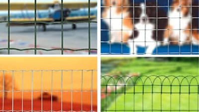 Electrowelded nets for fences