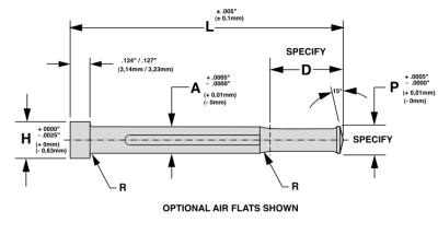 Extrusion pins and punches