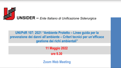 Un web meeting sulla gestione dei rischi ambientali 