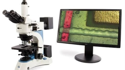 Microscopio per l'ispezione di materiali e per metallurgia