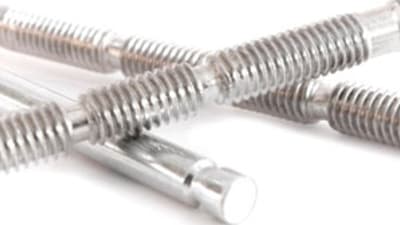 Screws with pre-cuts and throats