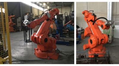 Occasione: ROBOT con saldatrice modello ABB BRB 4400 in vendita