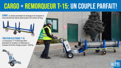 Cargo et remorqueur T-15: un couple parfait !