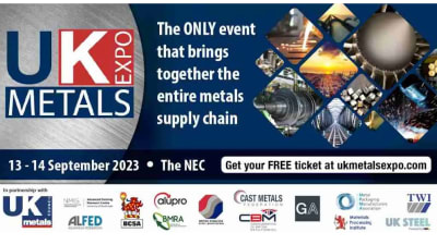 UK Metals Expo: progettazione, produzione e supply chain dei metalli sotto lo stesso tetto