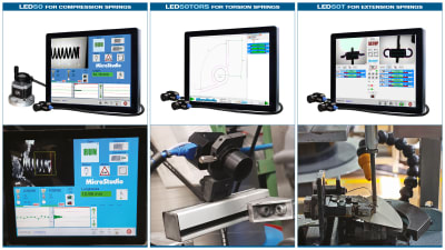 Camera-based control systems for spring winding
