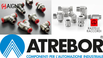 Aignep e Rastelli tra i marchi dell’industria della raccorderia offerti da Atrebor