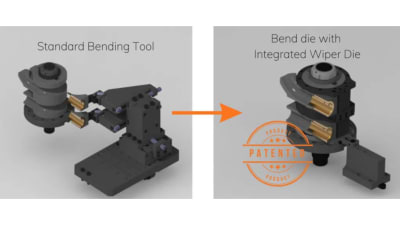 Issues with tube bending? Bend die with integrated wiper die by Numalliance