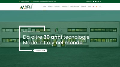 Un’interfaccia ben progettata per una navigazione efficace: Violi Macchine presenta il nuovo sito