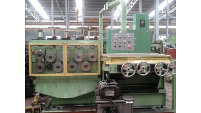 Wire straightening machines and auxiliary equipment