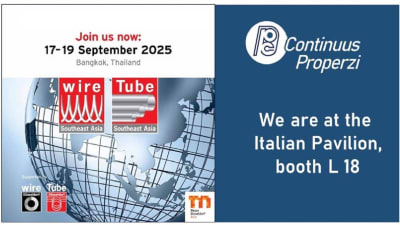 Au-delà de l’aluminium : Continuus-Properzi présentera ses solutions au wire Southeast Asia 2025