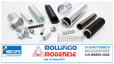 Mollificio Modenese at MECSPE 2026 with custom-engineered springs and integrated e-commerce