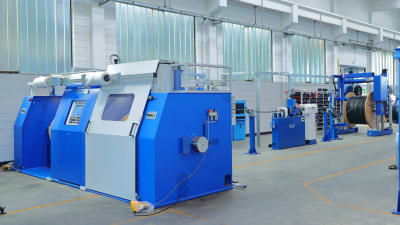 New semi-automatic double take-up by PS Costruzioni Meccaniche