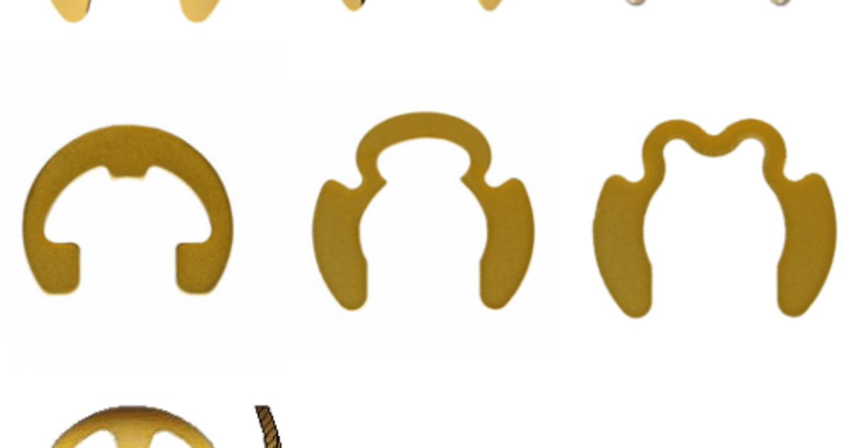 Radially assembled retaining rings expometals