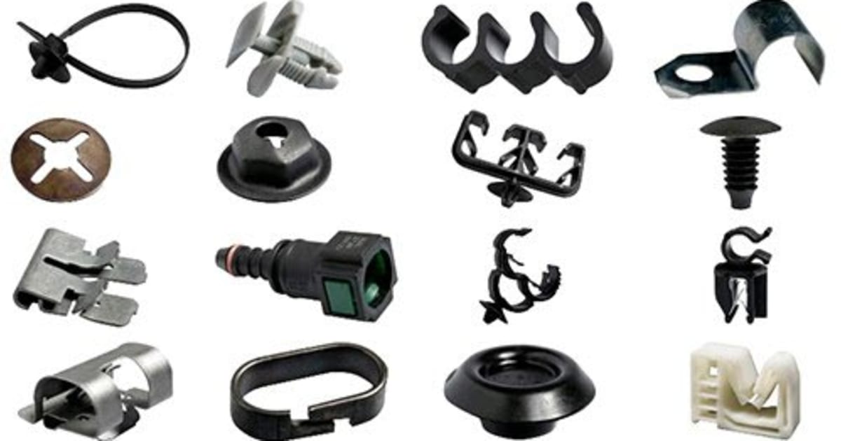 Clips, standstill for trees and connections for pipes and cables