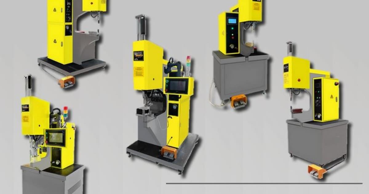 Automatic press for selfclinching fasteners expometals
