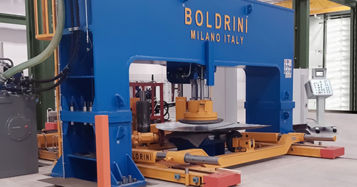 Hydraulic and hydroforming presses for dished heads expometals