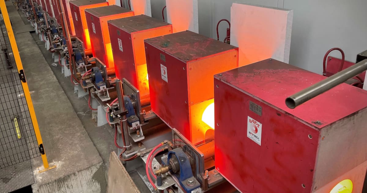 Made in SteelInduction heating technology by SAET expometals