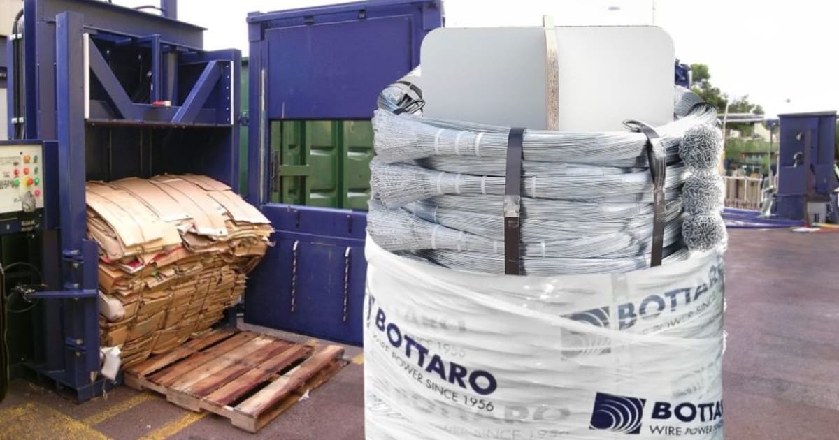 Bottaro Single-Looped Bale Ties in Logistics | expometals