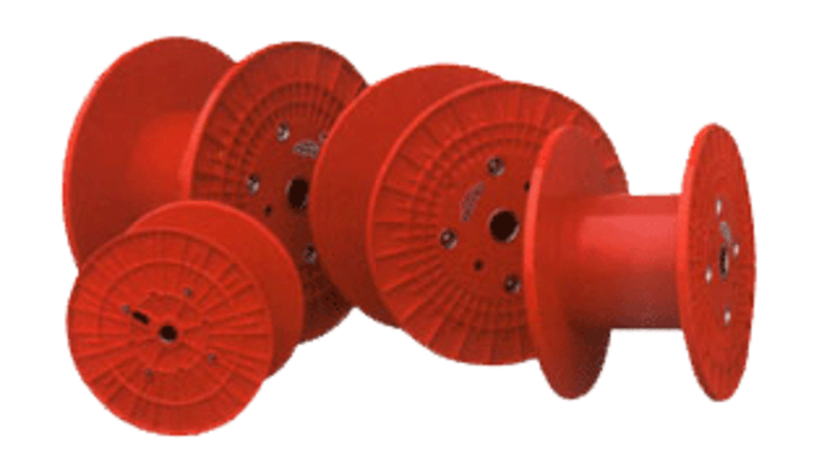 Plastic and steel composite reels | expometals
