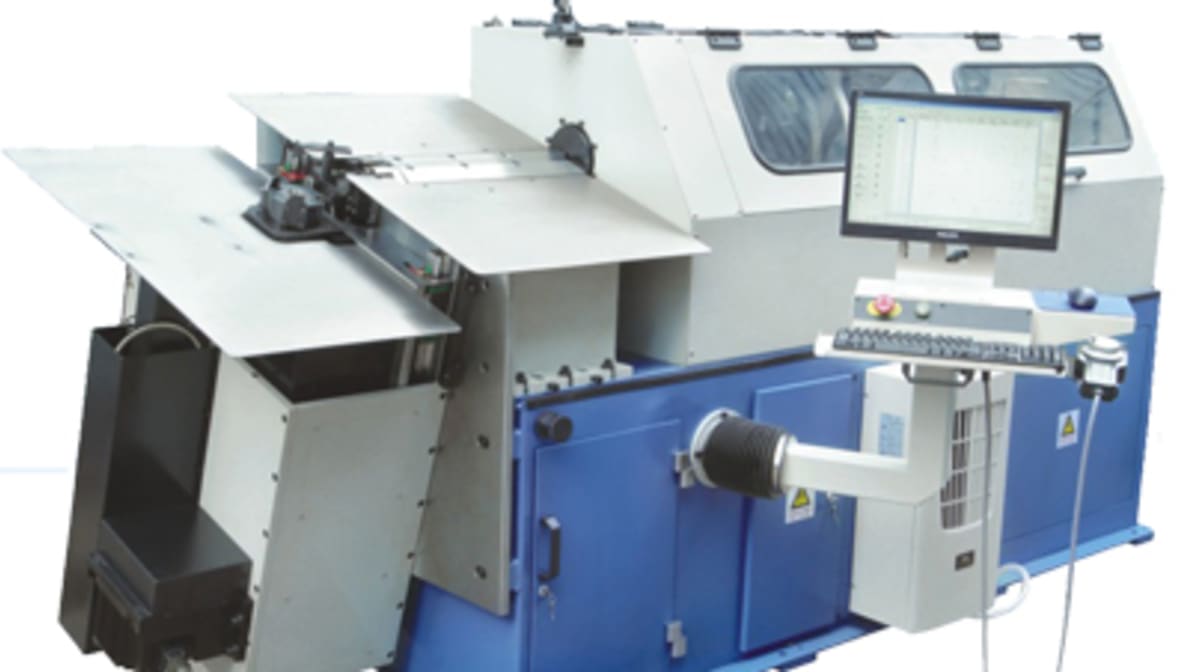 CNC-gesteuerte Drahtbiegemaschine mit 7 Achsen - WB 100-7A | expometals