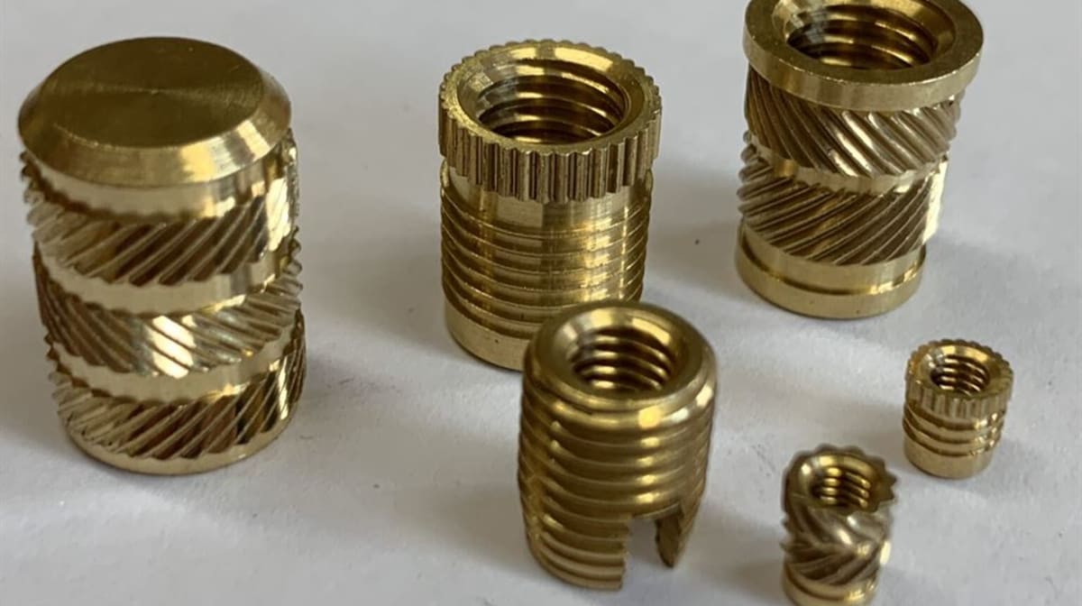 Metal Inserts for Thermoplastics | Brass, Steel, Aluminum