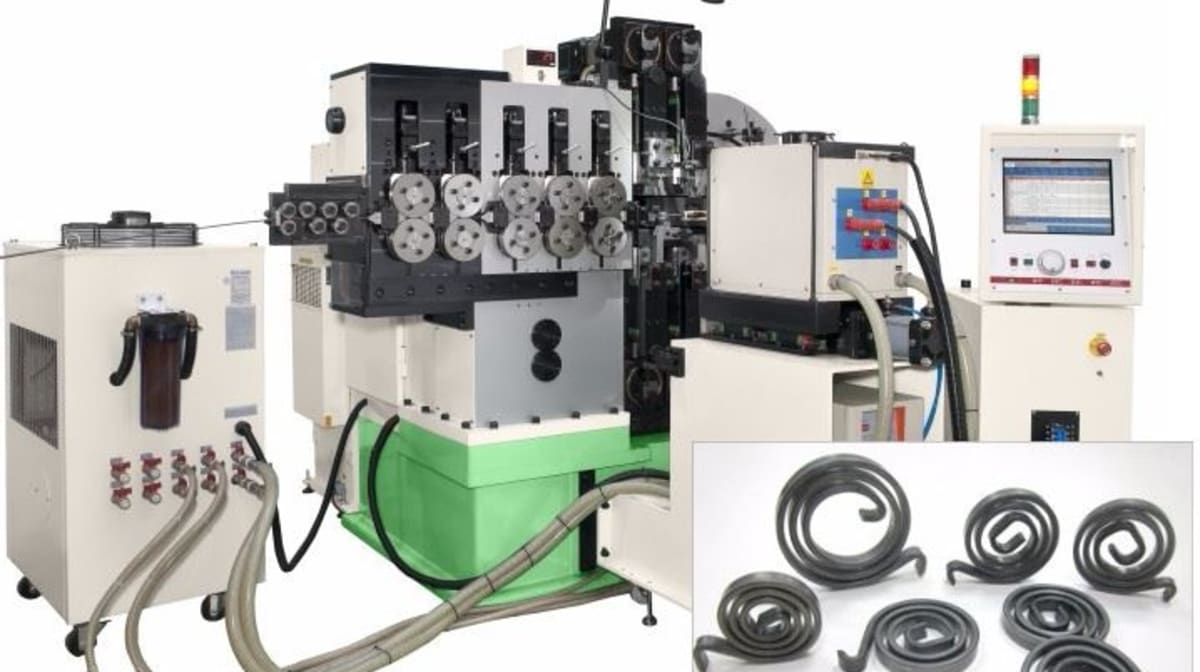 Flat spiral spring making machines | expometals