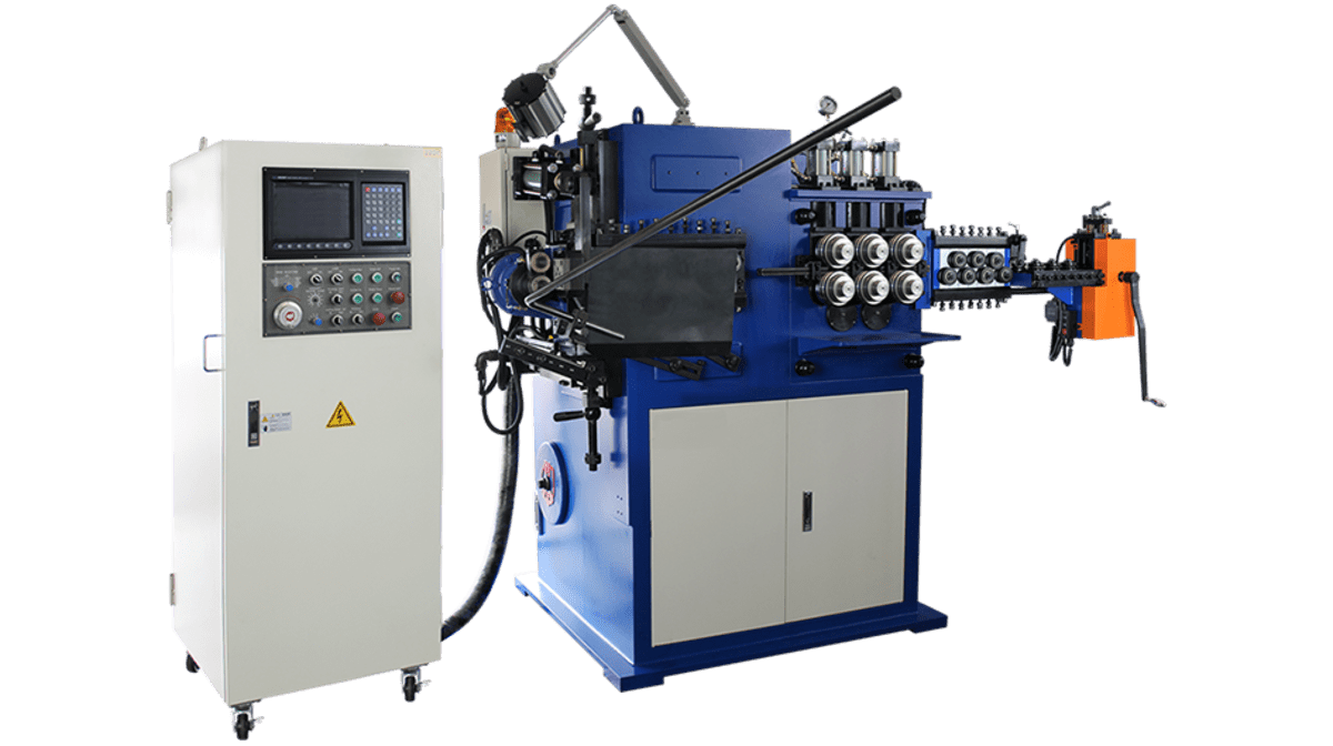 CNC sliver can spring coiler - processing wire from Ø 5.0mm to Ø 12.0mm