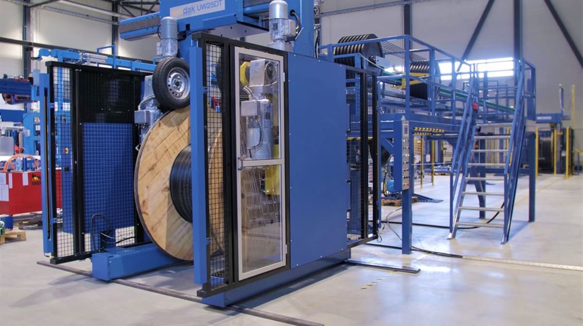 Reel changing operations are faster and safer with Windak rewind lines ...