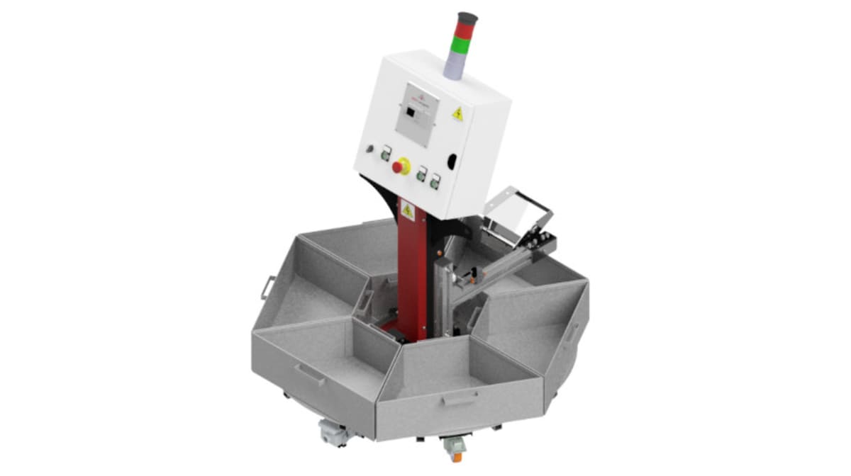 Automatic Container Changer for Springs & Small Metal Parts