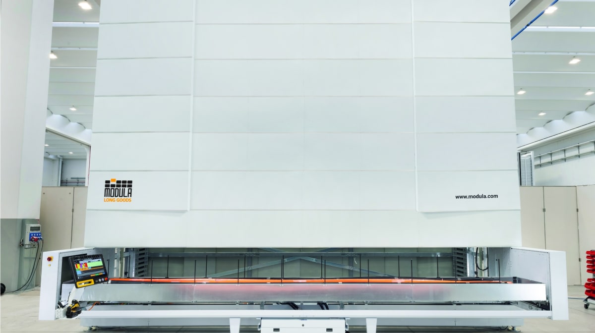 Modula Long Goods: automated storage for long mate
