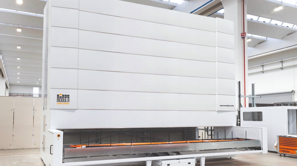 Modula Long Goods: automated storage for long mate